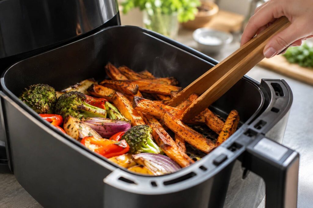 Illustration de détail sur le sujet : L’Airfryer : Une alternative efficace au four traditionnel ?